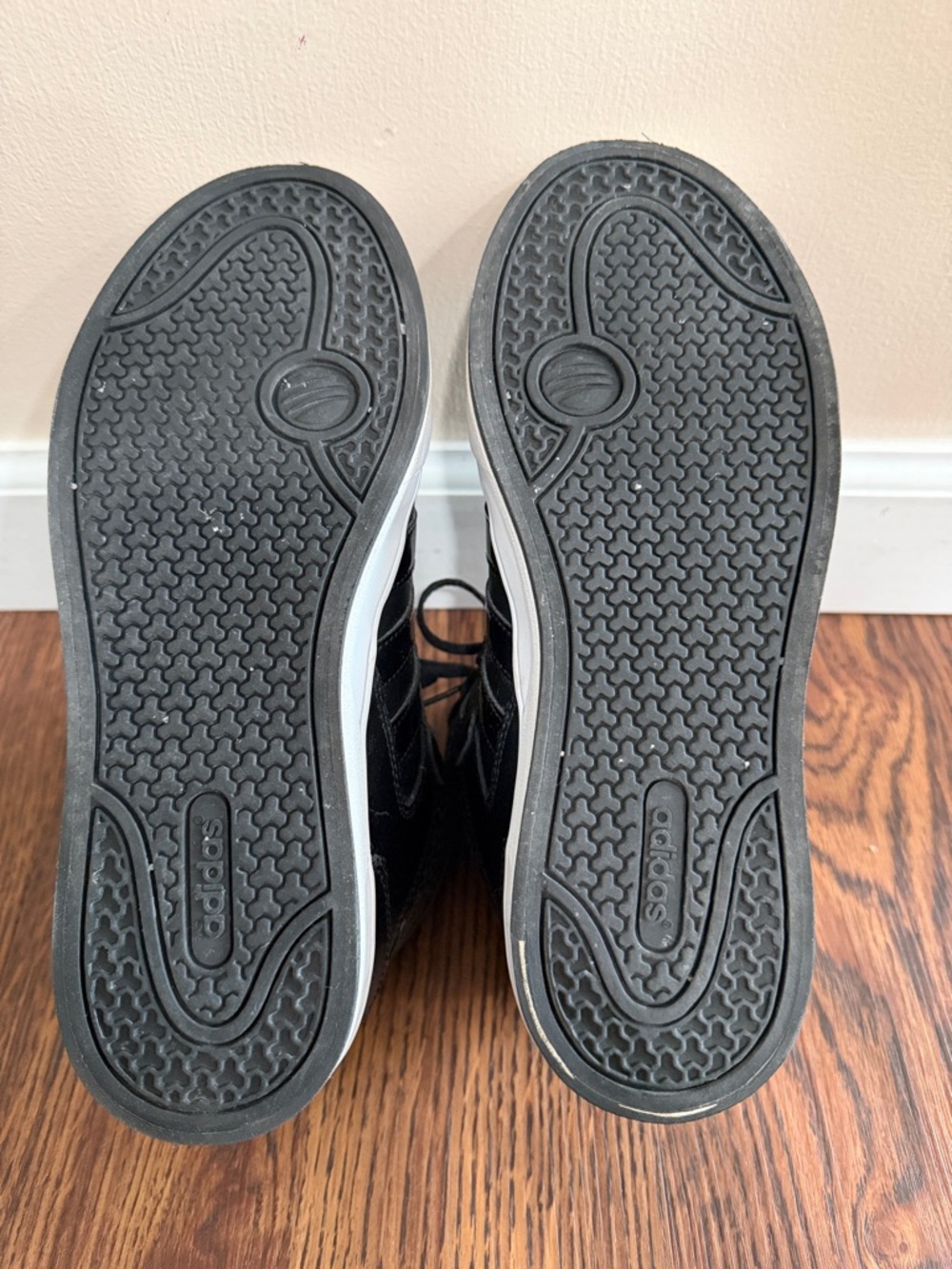 adidas Black High-Top Sneakers with White Soles - Picture 7 of 7